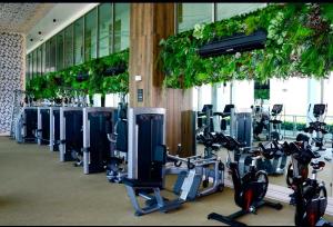 Fitness centrum a/nebo fitness zařízení v ubytování LuxSL Lux Style of Life 7