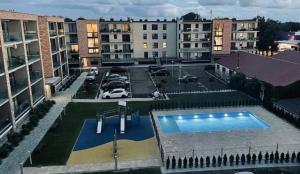 Budova, v ktorej sa apartmán nachádza