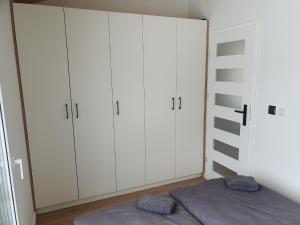 Postel nebo postele na pokoji v ubytování Samostatný domek SRDCOVKA