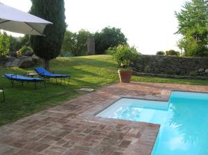 The swimming pool at or close to La Chiusetta