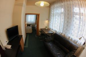 TV a/nebo společenská místnost v ubytování Hotel Vacek Pod Věží