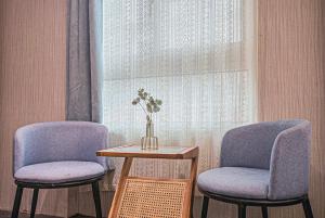 Posezení v ubytování Ashare Hotel