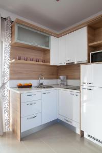 Kuchyň nebo kuchyňský kout v ubytování Apartments Vista
