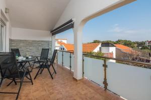 Balkón nebo terasa v ubytování Apartment Wenig