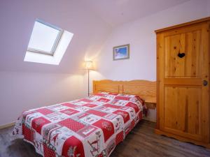 Posteľ alebo postele v izbe v ubytovaní Appartement 10 personnes avec balcon à Peyragudes - 3 chambres, navette gratuite, casier skis - FR-1-695-18