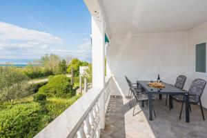 Balkón alebo terasa v ubytovaní Apartments Napros