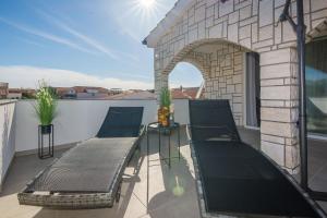 Balkón nebo terasa v ubytování Apartments Bojana