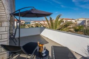 Balkón nebo terasa v ubytování Apartments Bojana