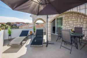 Balkón nebo terasa v ubytování Apartments Bojana