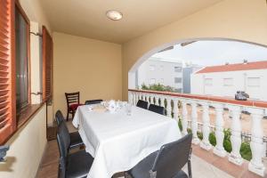 Balkón nebo terasa v ubytování Apartment Druzinec