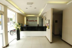 a lobby of a hotel with a reception desk at Hotel 99 Bandar Klang (Meru) in Klang
