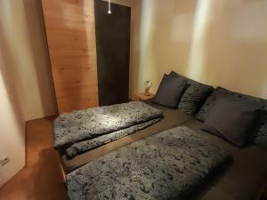 a bedroom with two beds in a room at Ferienwohnung Paul in Bad Reichenhall