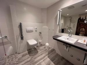 Koupelna v ubytování Hotel Ambiente