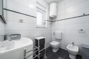 Koupelna v ubytování Villa Jolanda