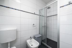 Koupelna v ubytování Villa Jolanda