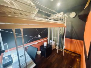 Koupelna v ubytování Hostel SAMURISE KURA