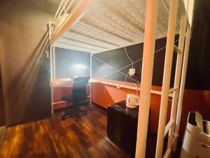 Koupelna v ubytování Hostel SAMURISE KURA