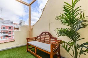 Balkon lub taras w obiekcie Apartamento Embajadores VI
