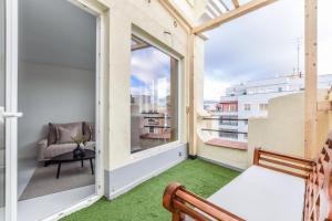 Balkon lub taras w obiekcie Apartamento Embajadores VI