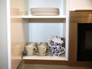 A kitchen or kitchenette at Flatprovider Comfort Eduard Apartment - contactless check in