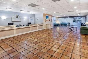 a lobby of a hospital with a waiting room at Days Inn by Wyndham Del Rio in Del Rio