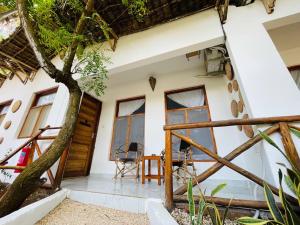 Ein Balkon oder eine Terrasse in der Unterkunft Babalao Bungalows