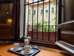 Príslušenstvo na prípravu kávy alebo čaju v ubytovaní Casa Terraza Judería
