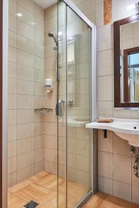 Koupelna v ubytování Grand SPA Lietuva Hotel Lietuva