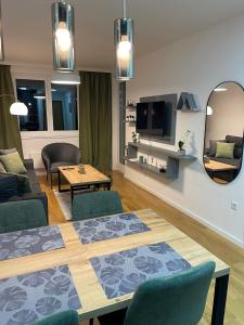 TV/trung tâm giải trí tại Hillside Apartmani Snježna Dolina