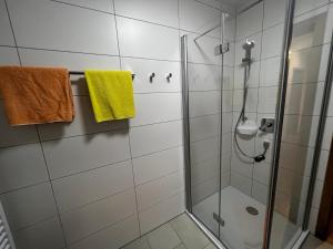 Koupelna v ubytování Ferienwohnung Fackelmann