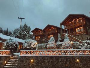 Dryades Suites during the winter