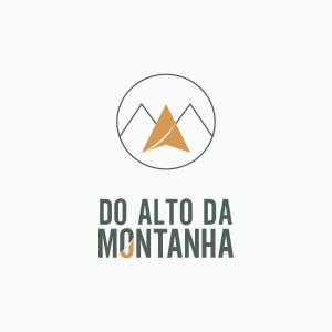 a logo of a mountain with the words do alto da montmartinian at Do Alto da Montanha Pousada in Vale do Capao