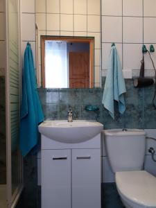 Kúpeľňa v ubytovaní Apartament Chłabówka Górna 19b