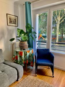 Posedenie v ubytovaní GRAND Appartement 85m2 centre ville de BIARRITZ 6 pers