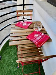 Posedenie v ubytovaní GRAND Appartement 85m2 centre ville de BIARRITZ 6 pers