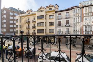 a view from a balcony of a building at Dolce Vita Centro in Vitoria-Gasteiz