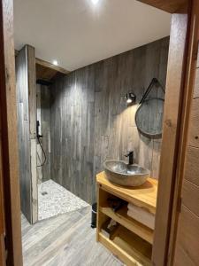 Koupelna v ubytování Appart Hôtel Le JAS