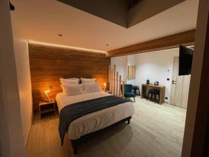Postel nebo postele na pokoji v ubytování Appart Hôtel Le JAS