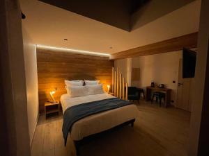 Postel nebo postele na pokoji v ubytování Appart Hôtel Le JAS