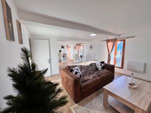 Chalet Millou Beuil的休息区