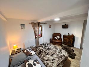 Chalet Millou Beuil客房内的一张或多张床位
