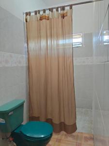 Koupelna v ubytování Hotel Posada Quetzal