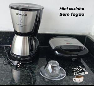 a blender sitting on top of a counter at Suítes Viver Bahia Morro Sao Paulo in Morro de São Paulo