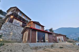 Nespecifikovaný výhled na hory nebo výhled na hory při pohledu z bed and breakfast