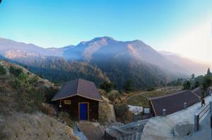 Nespecifikovaný výhled na hory nebo výhled na hory při pohledu z bed and breakfast