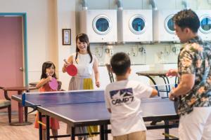 沖縄市にあるライカムファミリーリゾートホテル旧HiyagunLanaiResortの卓球団