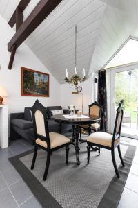 Χώρος καθιστικού στο Ferienhaus Nordseekate