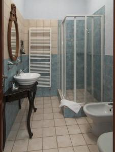 Koupelna v ubytování Hotel na Kafkové + 26 fotografií