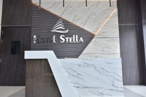 Hotel Stella的证书、奖牌、标识或其他文件