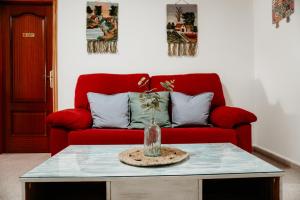 A seating area at Casa Las Costas, Las Maretas
